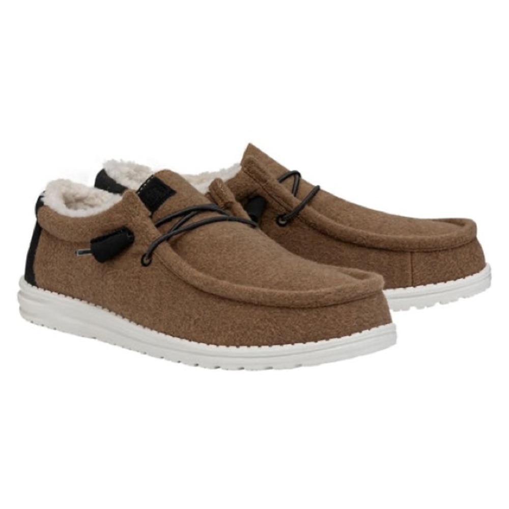 🆕 Hey Dude Wally Warmth Mens Slip-on Size 8 Casual Brown